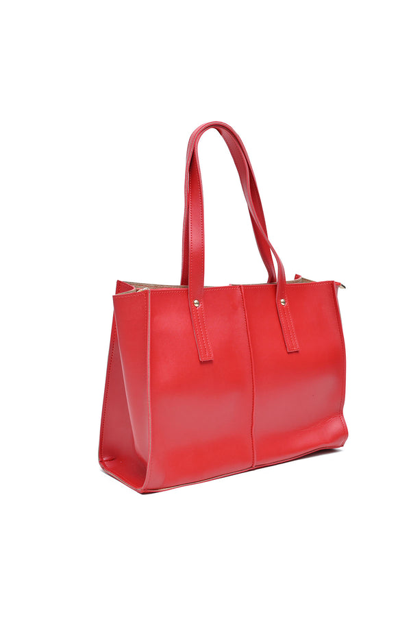 B8173-RED TOTE BAG