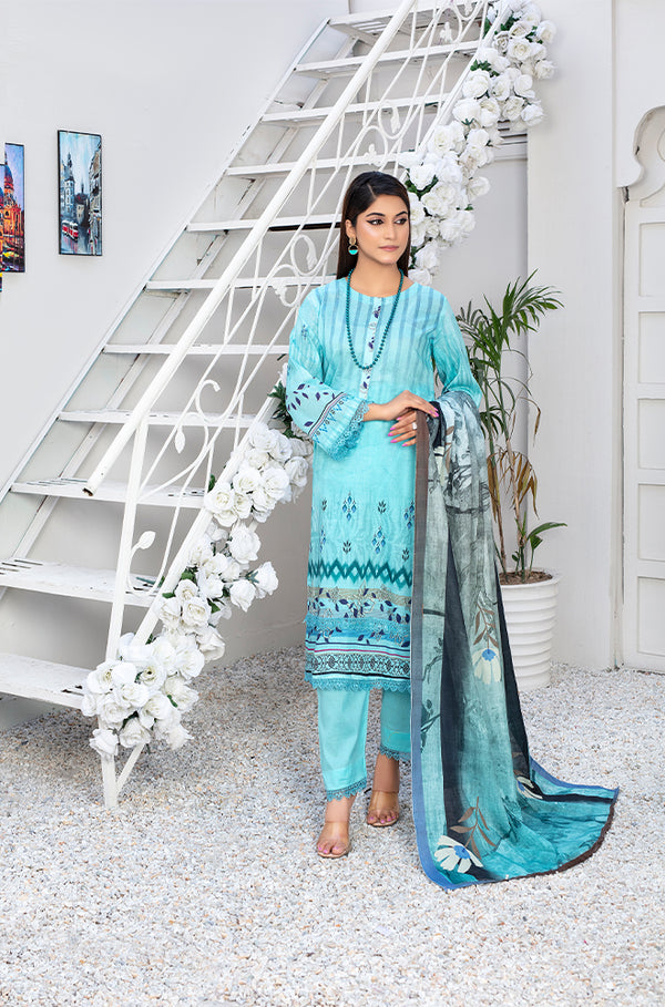 Roha 3-Piece Lawn Print Unstitched RO-422