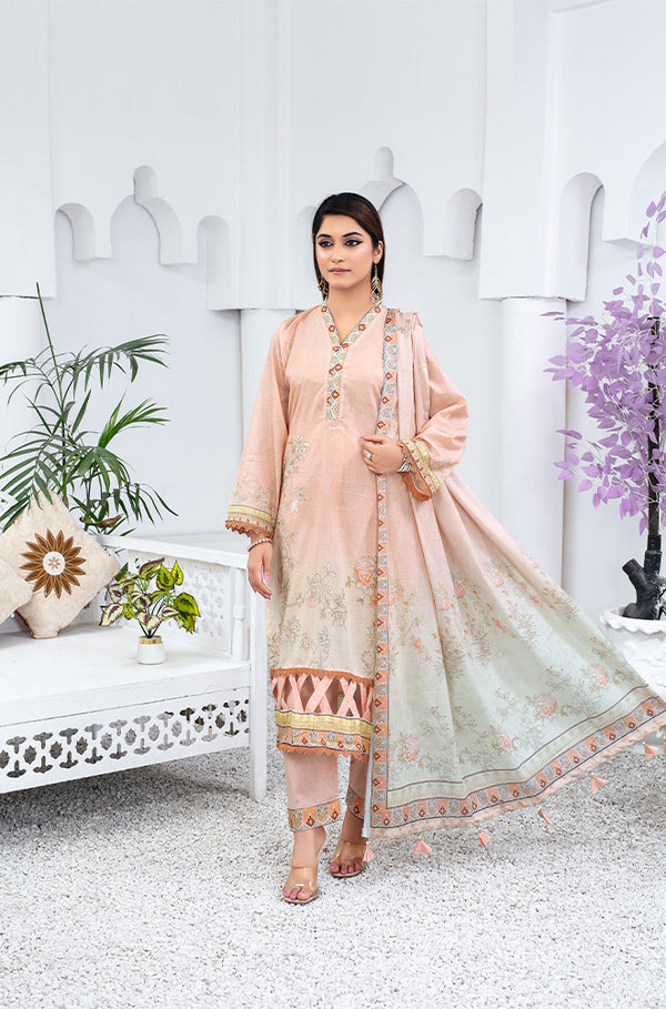 PRINT LAWN UNSTITCHED RO-439