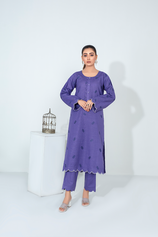Khaddar Embroidered Unstitched 2PC ACL-806