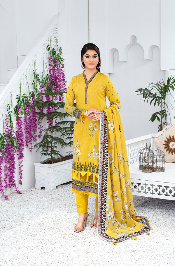 PRINT LAWN UNSTITCHED RO-432