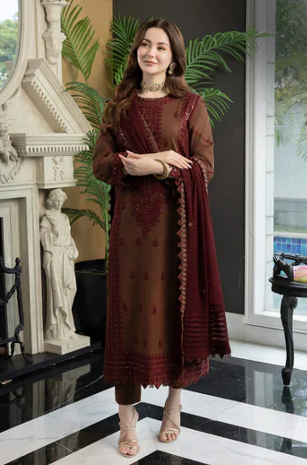 Asim Jofa 3-Piece Lawn Embroidered Unstitched WSU1045