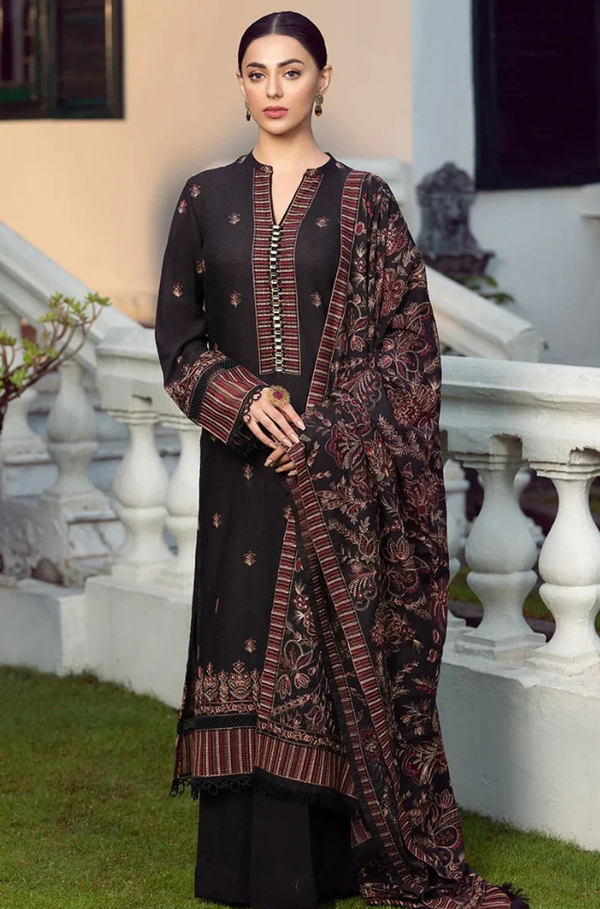 Bareeze 3-Piece Dhanak Embroidered Unstitched WSUW2106