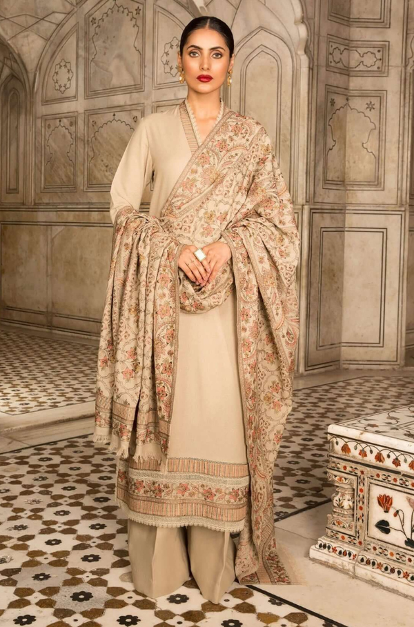 Bareeze 3-Piece Dhanak Embroidered Unstitched WSUW2108