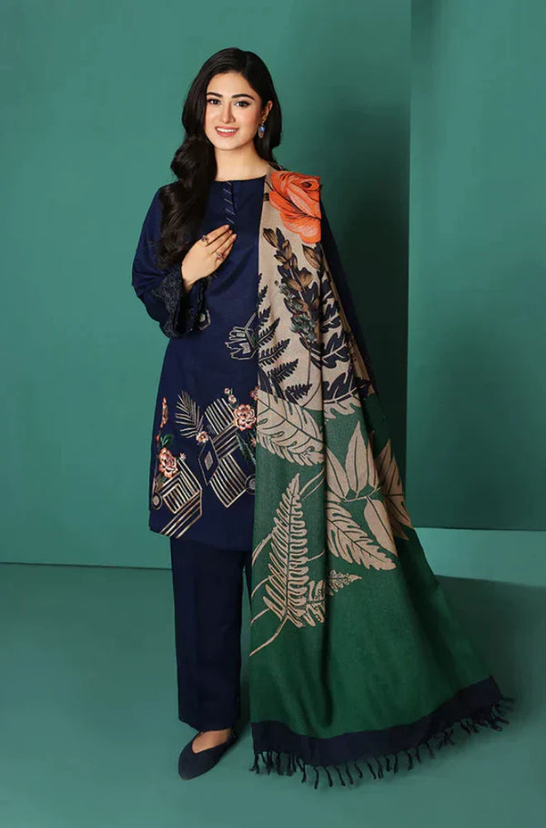Nishat Linen 3-Piece Dhanak Embroidered Unstitched WSUW2114