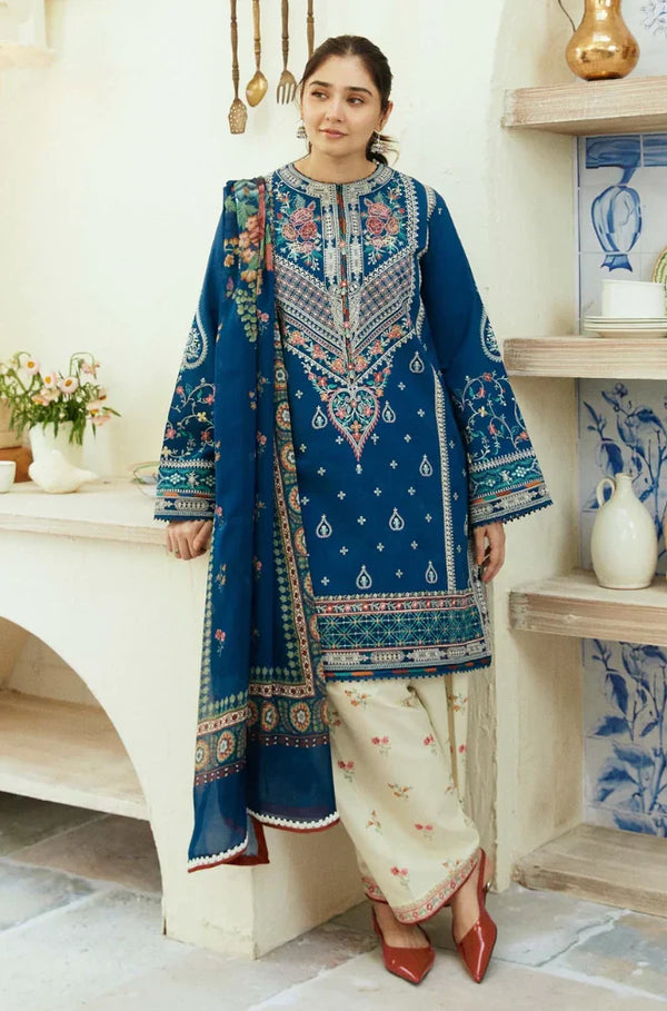 Zara Shahjahan 3-Piece Dhanak Embroidered Unstitched WSUW2117
