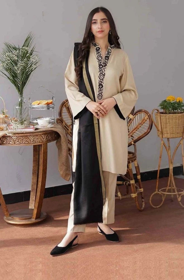 Asling 3-Piece Dhanak Embroidered Unstitched WSUW2128