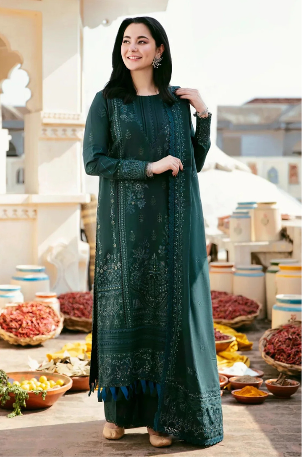 Florent 3-Piece Dhanak Embroidered Unstitched WSUW2136