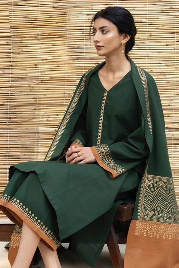 Asling 3-Piece Dhanak Embroidered Unstitched WSUW2146