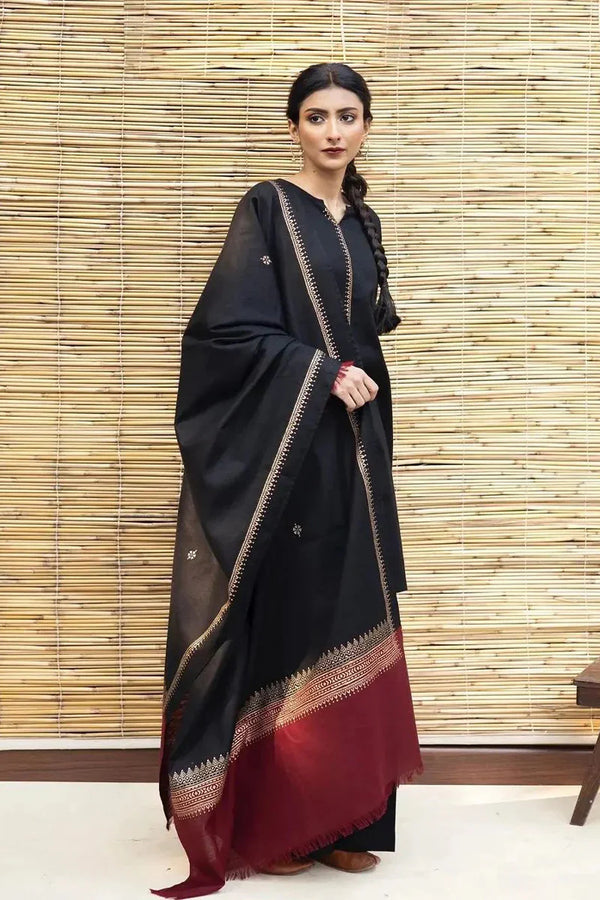 Asling 3-Piece Dhanak Embroidered Unstitched WSUW2150