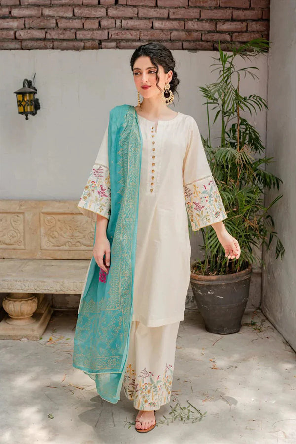 Kastoor 3-Piece Dhanak Embroidered Unstitched WSUW2155