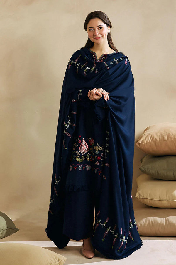 Zara Shahjahan 3-Piece Dhanak Embroidered Unstitched WSUW2159
