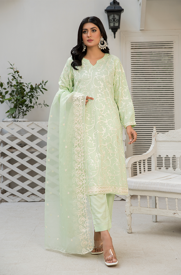 Anchal Unstitched 3-Piece Linen Embroidered ACL-5A
